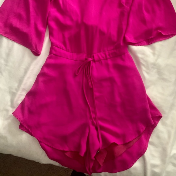 HOT PINK/PURPLE ROMPER - Picture 5 of 5